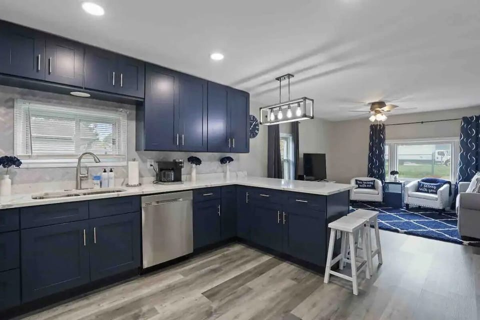 Open concept kitchen