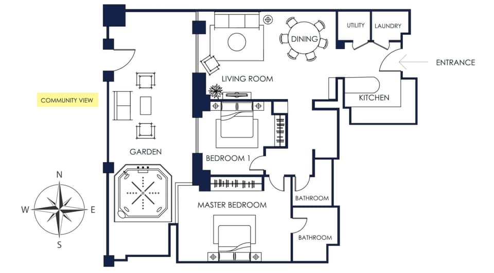Deluxe Apartment | Floor plan