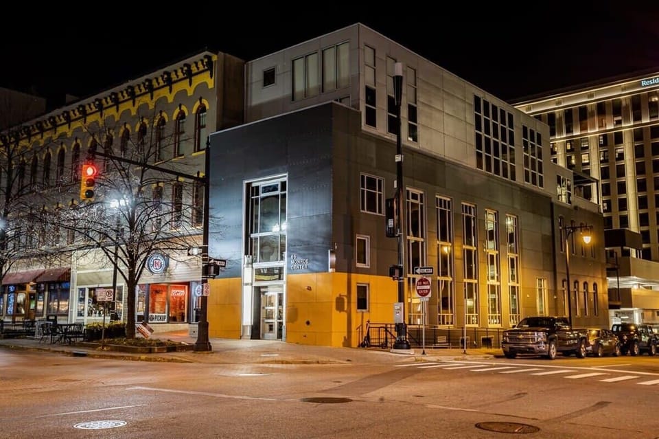 The Finnley can be seen from cross streets Ionia and Monroe
