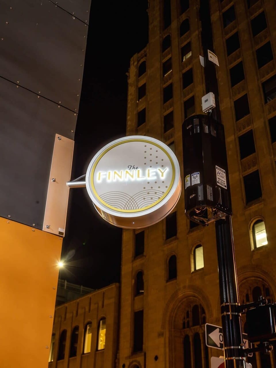 Original corner sign