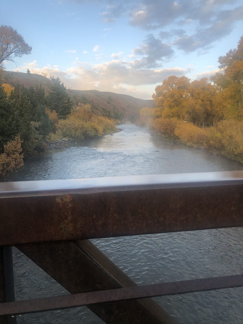 House is along the Wind River with easy access to bike bath