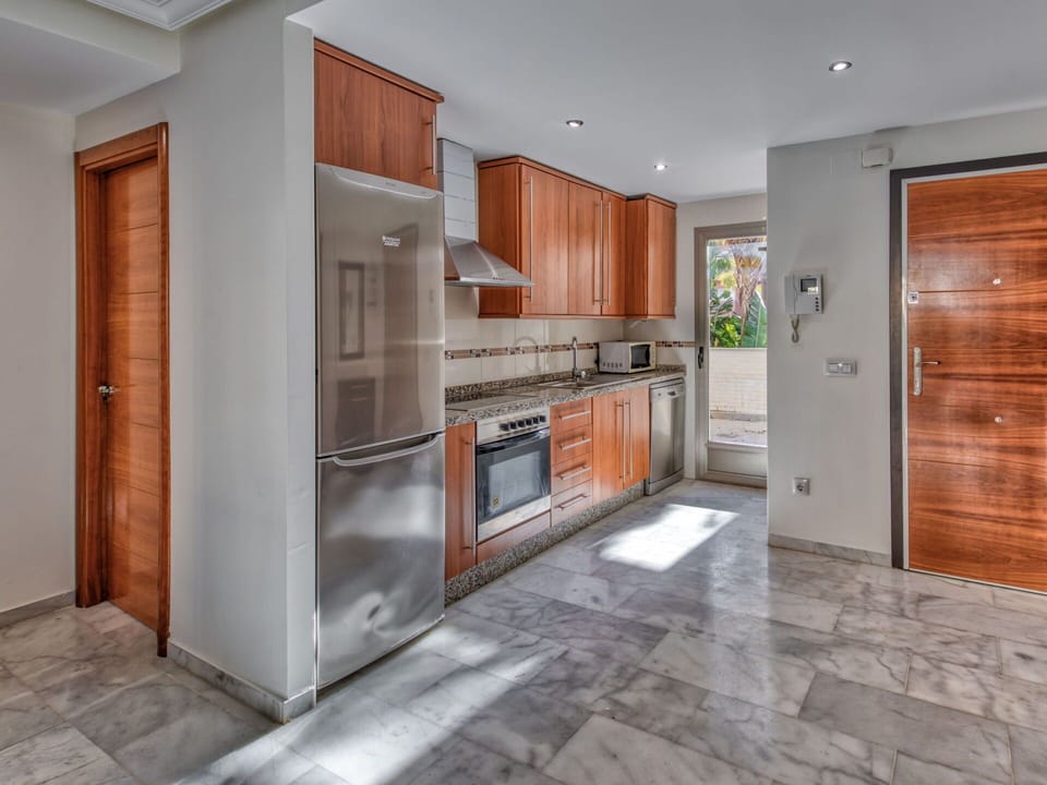 Cabinetry, Building, Countertop, Kitchen Appliance, Wood, Door, Kitchen, Home Appliance, Interior Design, Flooring
