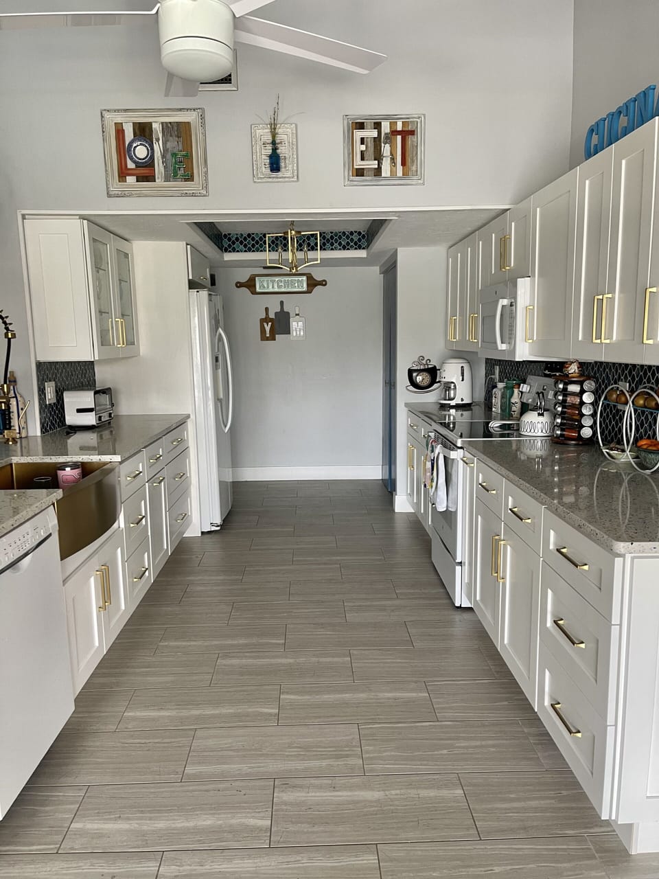 Spacious Galley Kitchen 