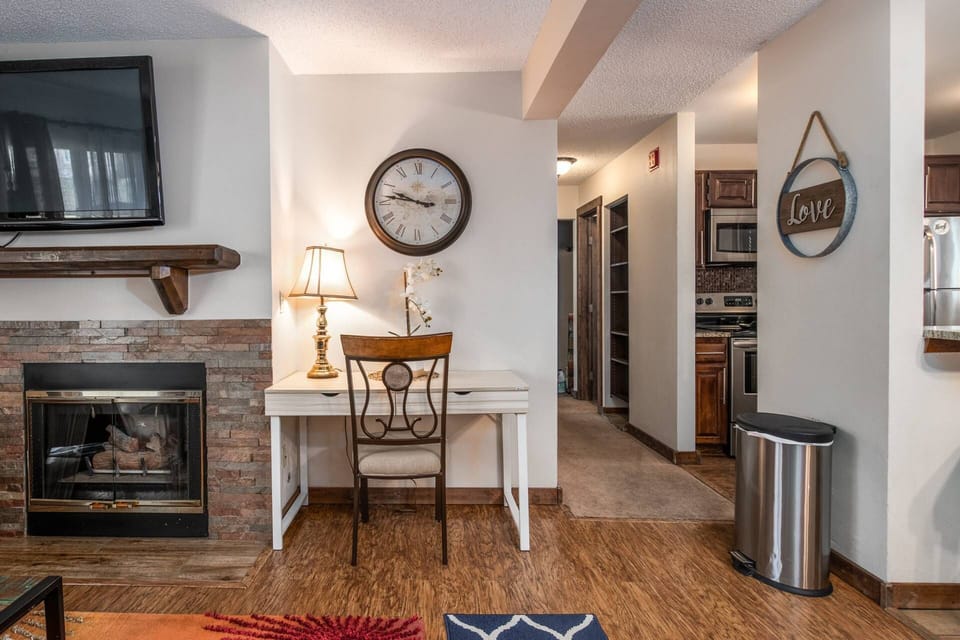 A small work desk is available if work or school is needed to be done during your stay