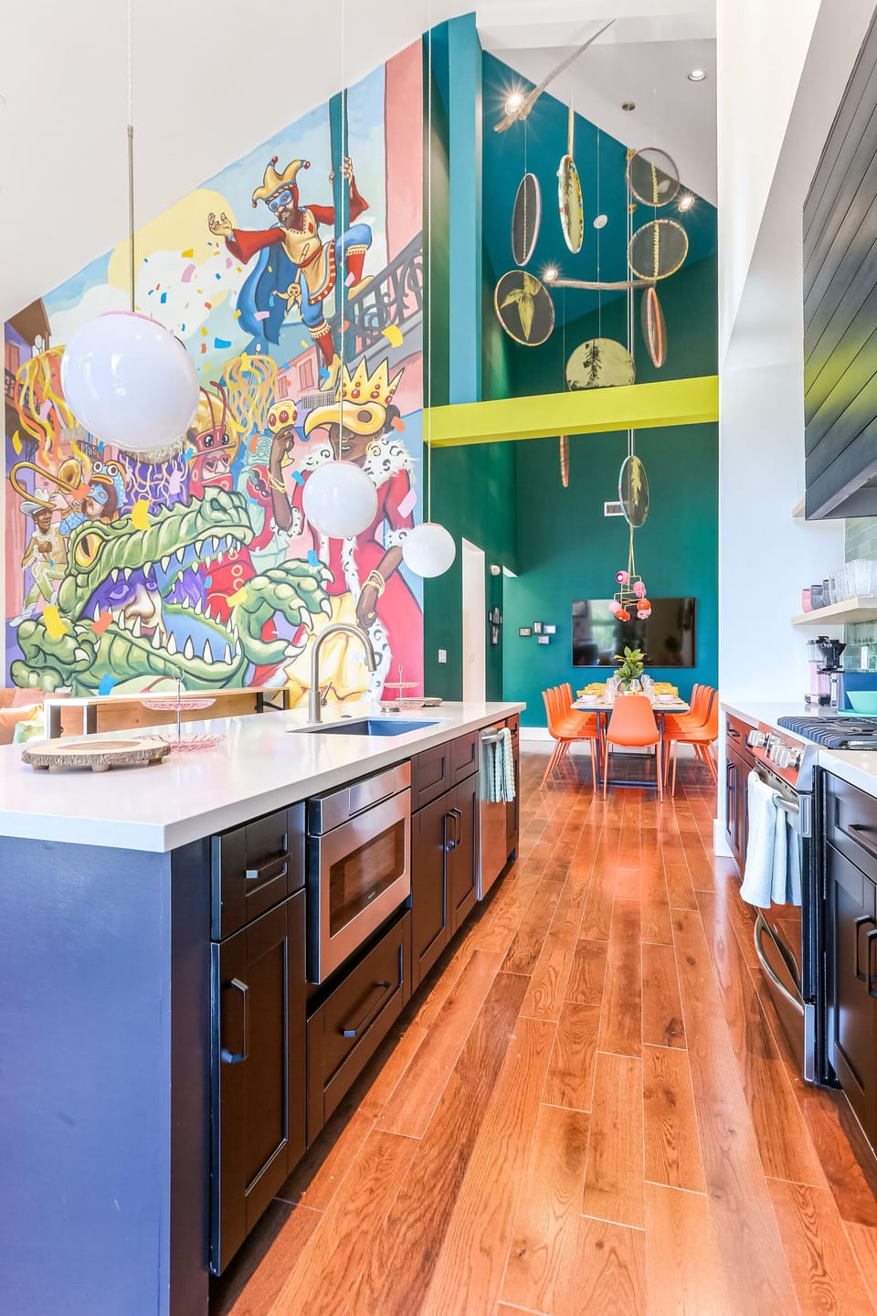 The kitchen.