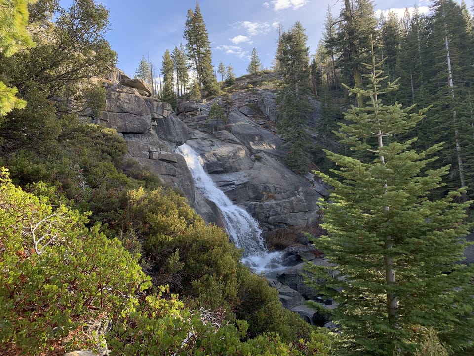 More beautiful waterfalls just hiking distance from the cabin