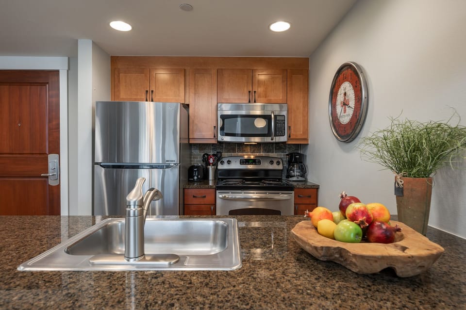 New stainless steel appliances