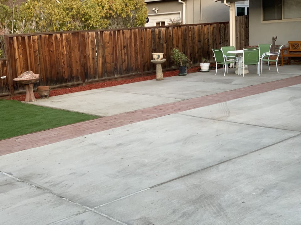 Plenty of sitting area outside 