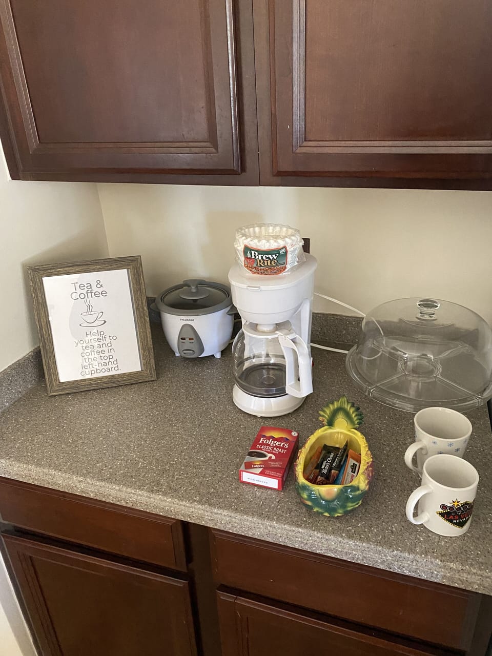 Tea and coffee is provided 
