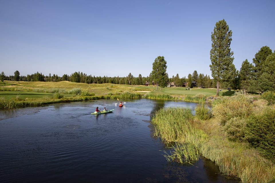 Caldera Springs Resort is a serene and safe place for the family to explore.  Our home comes with two free kayaks to use (one adult and one child size) for exploring Obsidian Lake.