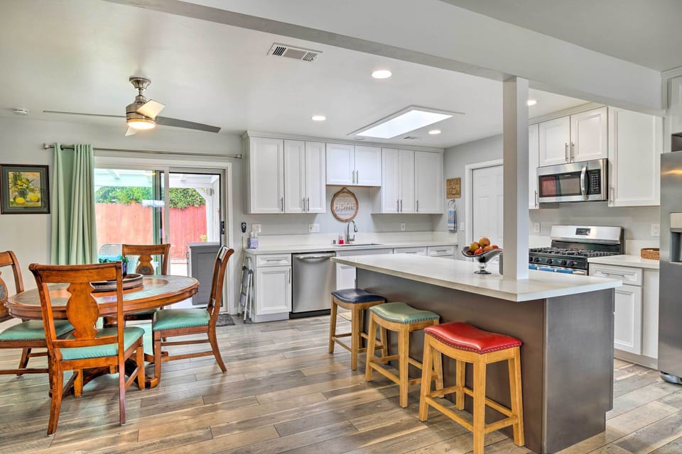 Fully Equipped Kitchen | Patio Access