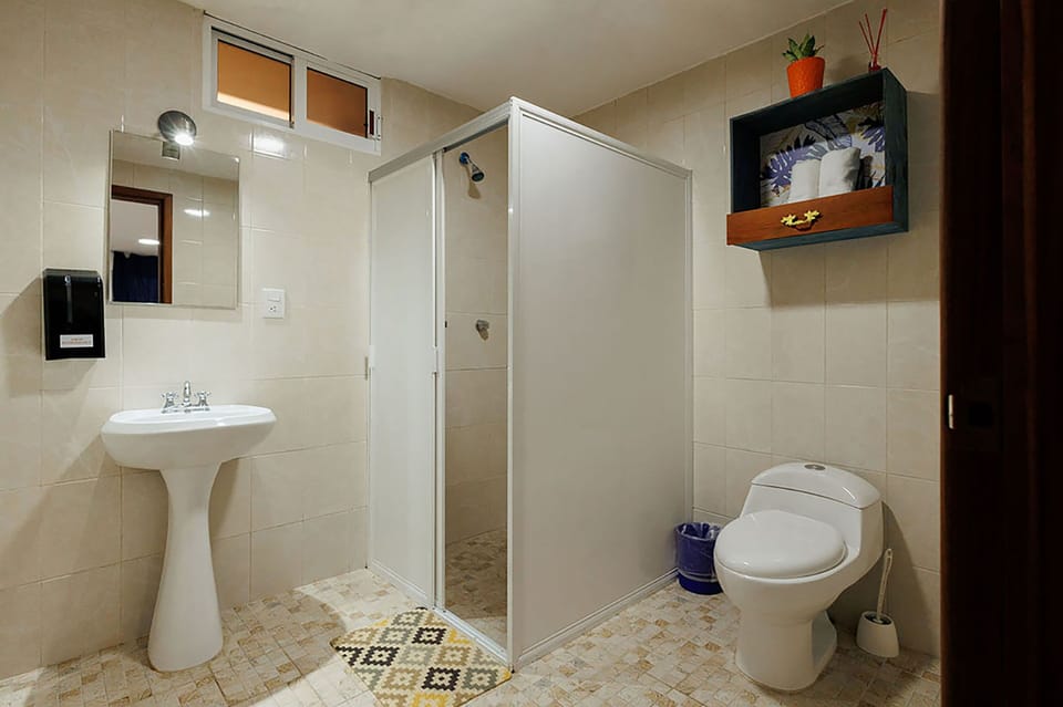 Superior Quadruple Room | Bathroom | Shower, towels, soap, shampoo