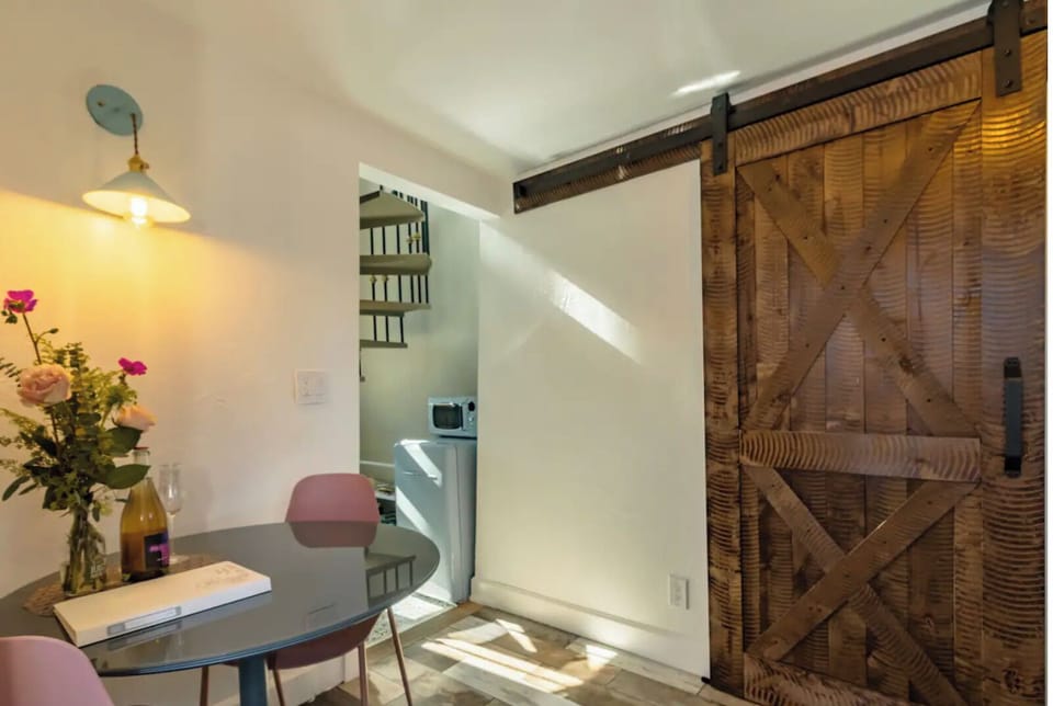 Natural light throughout the space.