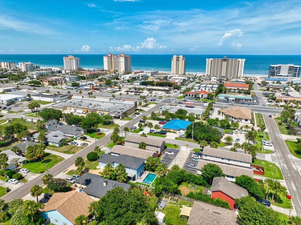 Four blocks to the beach - close enough to walk or ride bikes