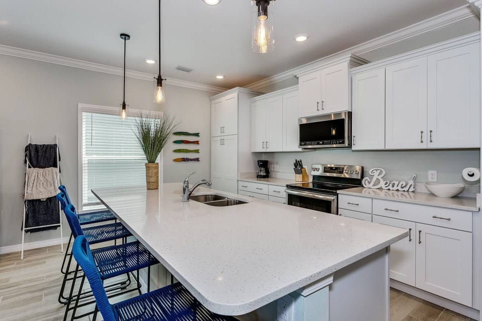 Plenty of counter space for the cook in the family!