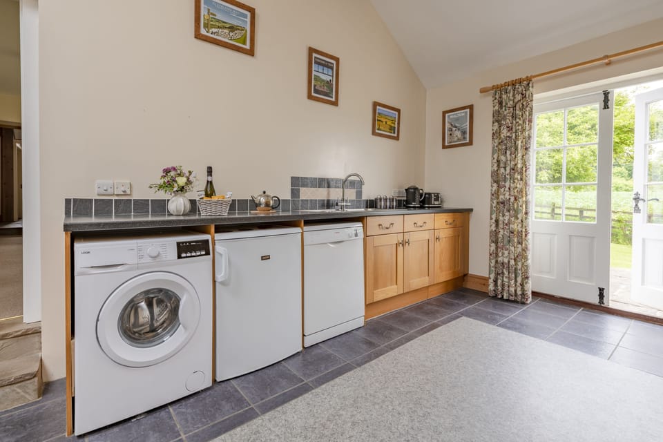Ground floor: French doors leading to the garden