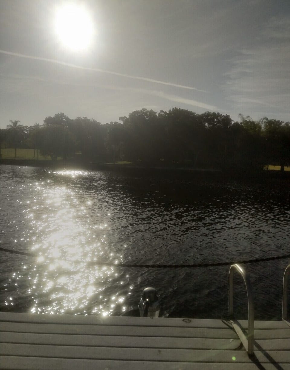 Off the dock
