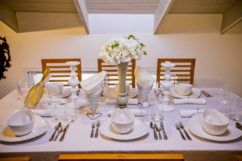 We provide all essential utensils and cutlery for your convenience.