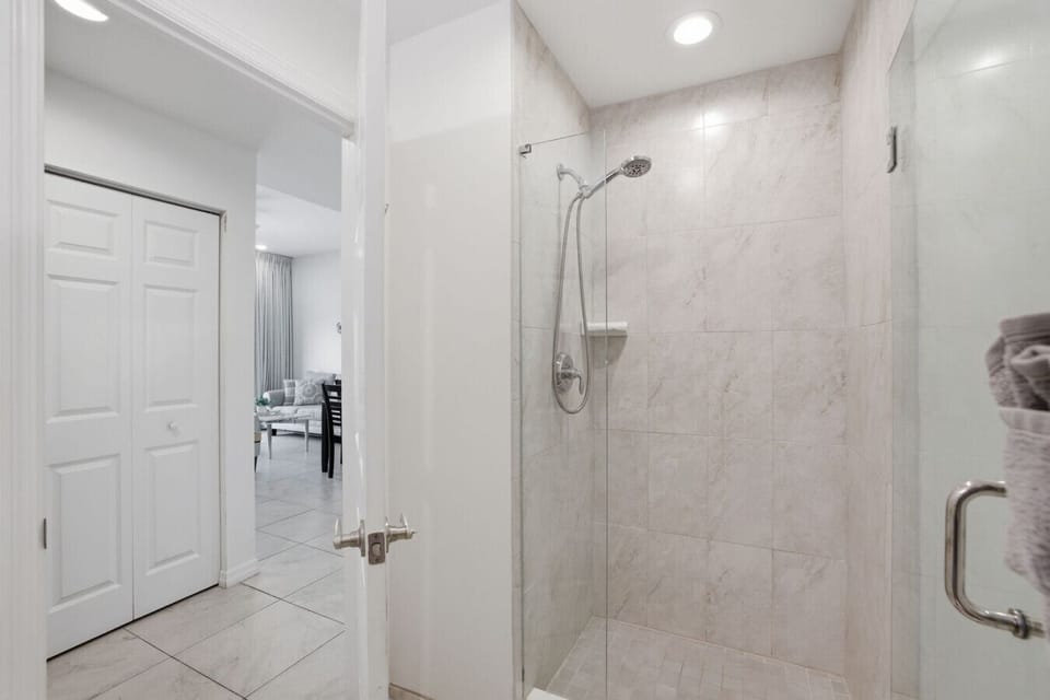 Refreshing Walk-In Shower for Guests