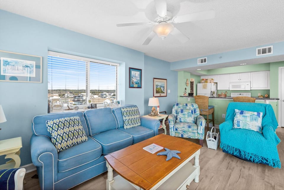 Sink into these comfy sofas and enjoy a family movie night.