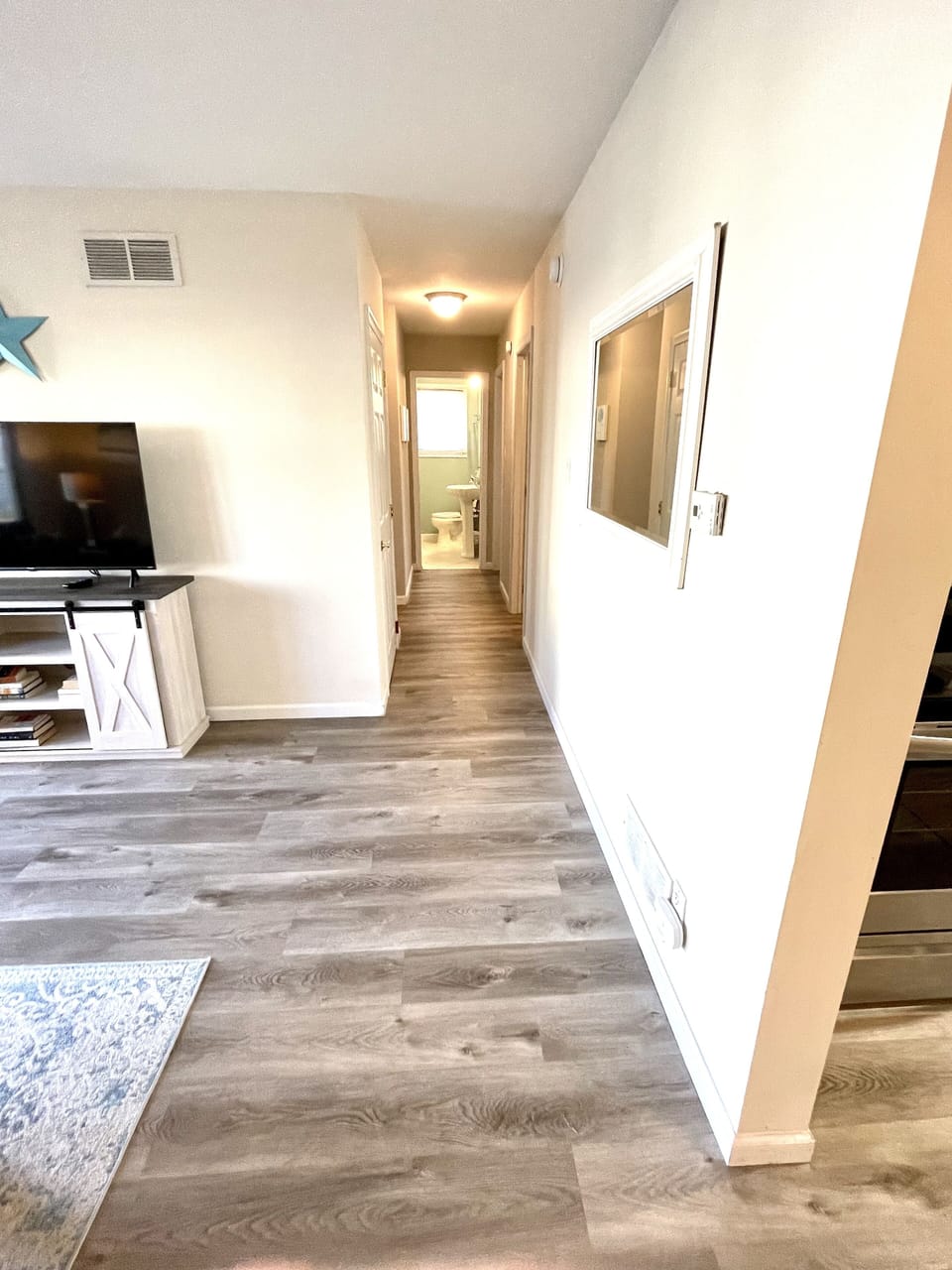 All new flooring