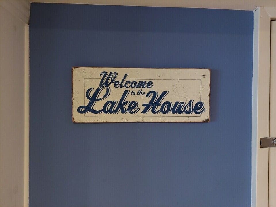 Welcome to the lake house!