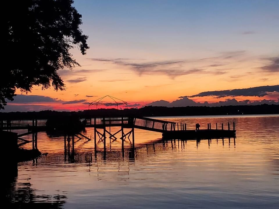 Lakefront Sunset from Dock