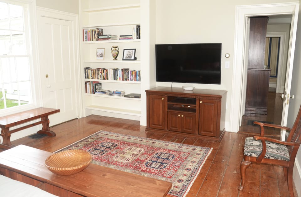 TV room and library