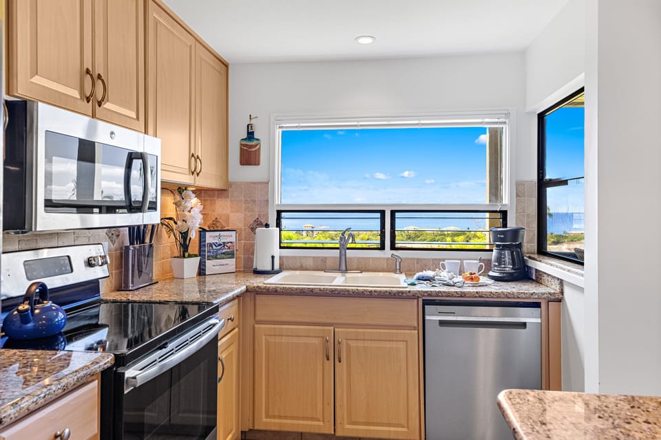 Prepare meals with a view