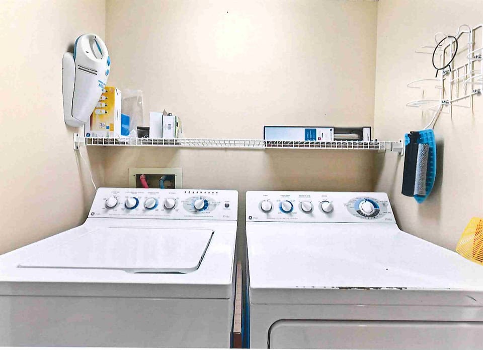 Full washer and dryer in the unit