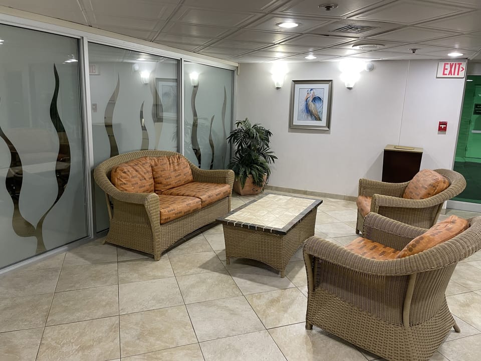 Lobby sitting area