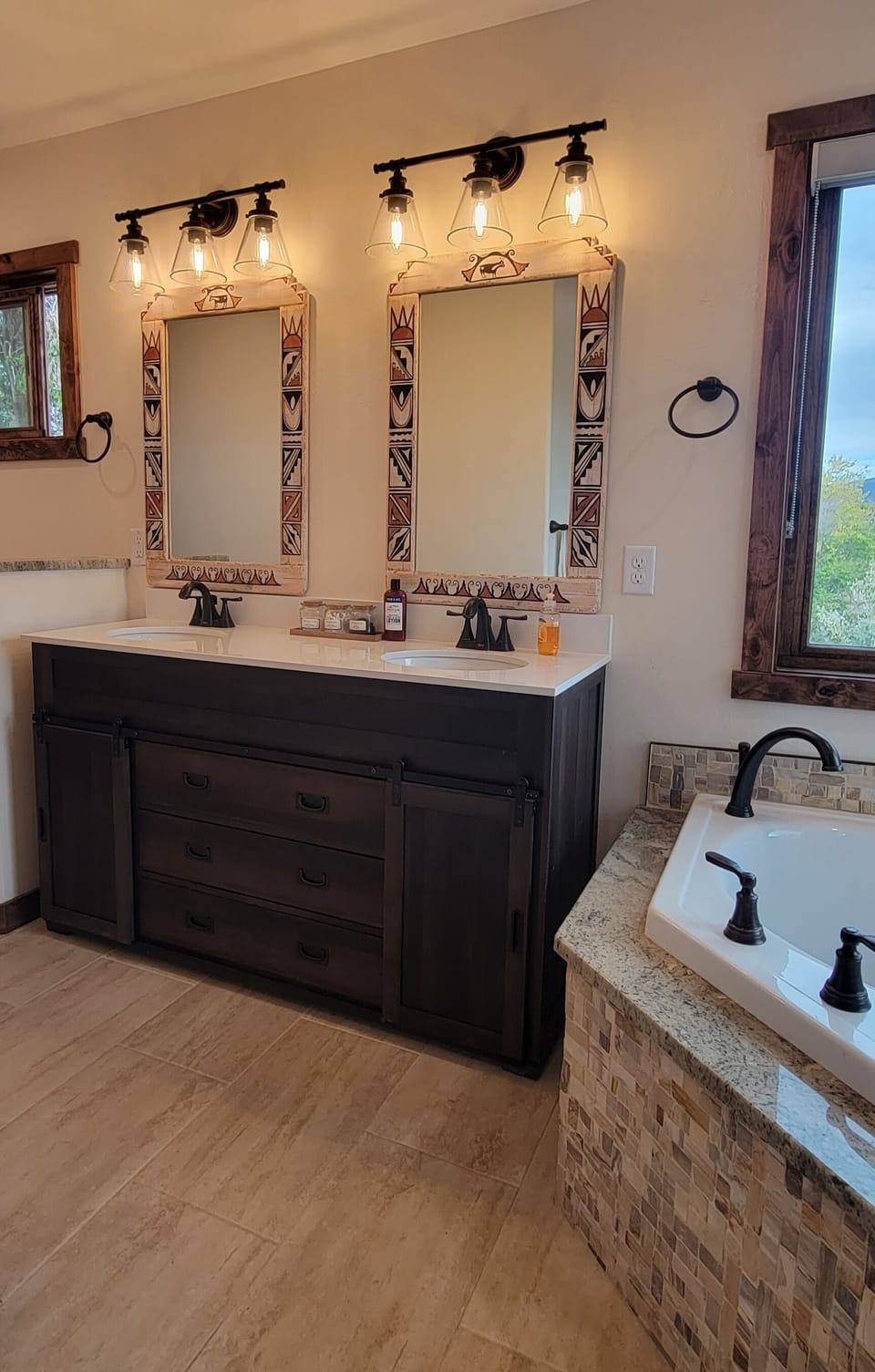 His and hers vanity