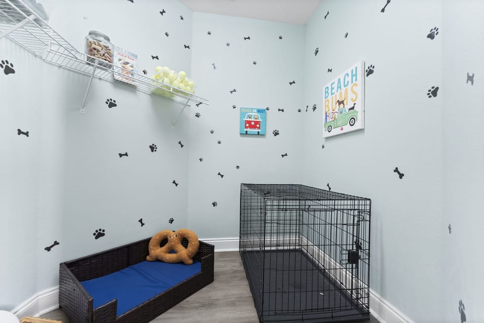 Furry friends get their own room!