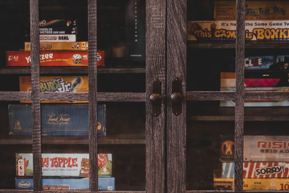 Games + cards + books for families to enjoy