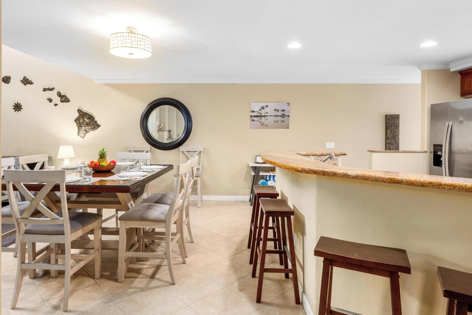 Granite breakfast bar