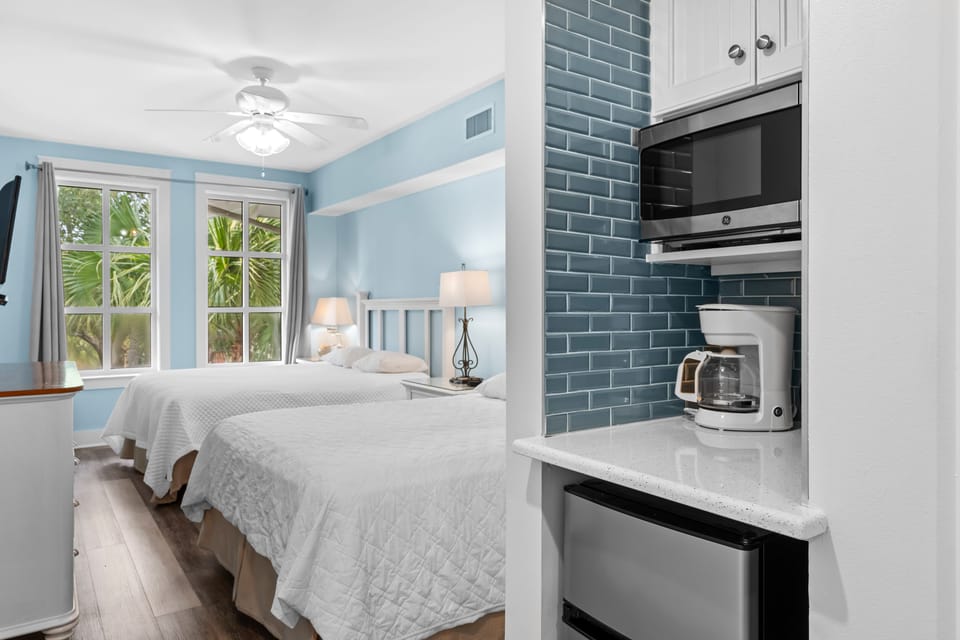 Studio portion in attached Unit 522 with Kitchenette
