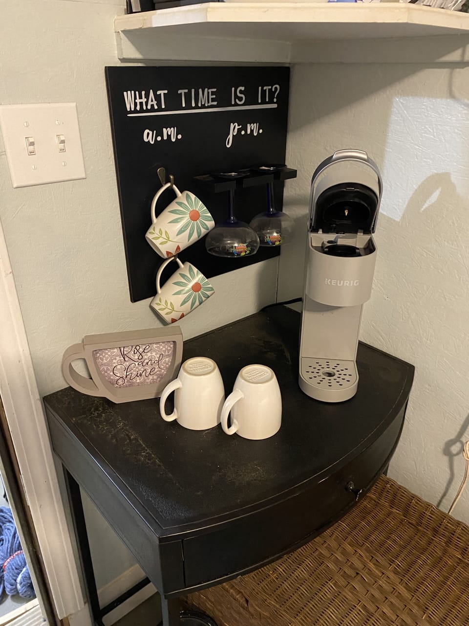 Basement Bedroom Coffee Bar