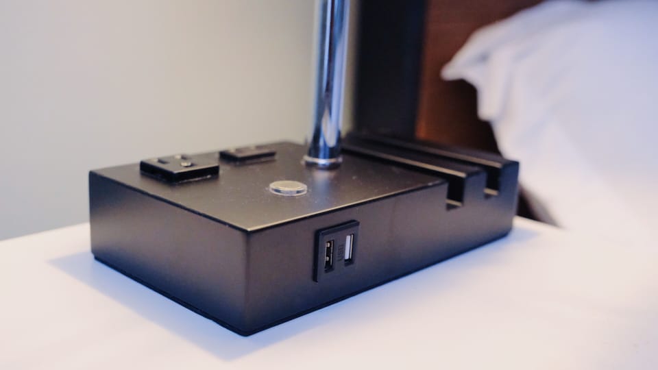 Nightstand outlets for charging
