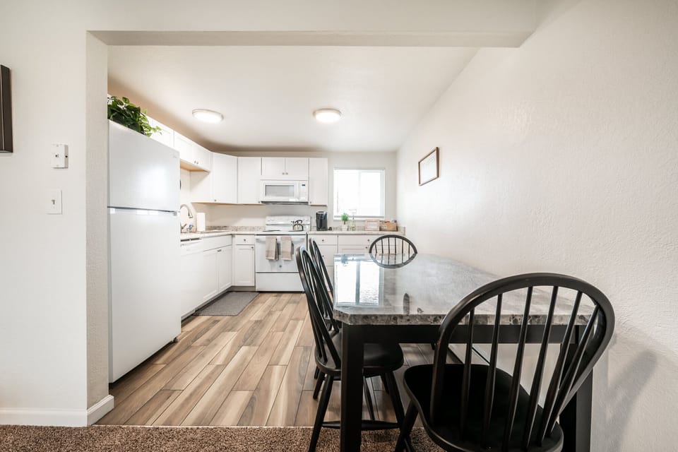 View of Kitchen & Dining Area