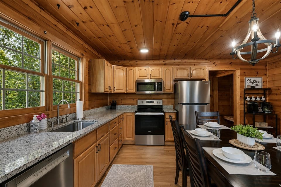 Granite and New Stainless Appliances