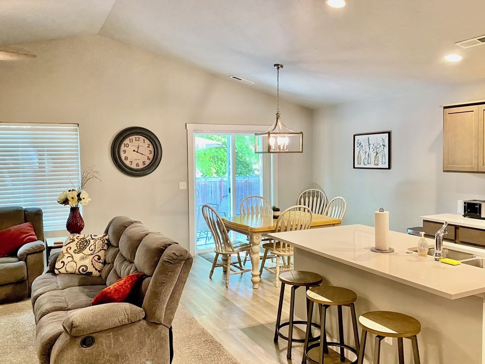Dining, Kitchen, Living Room
