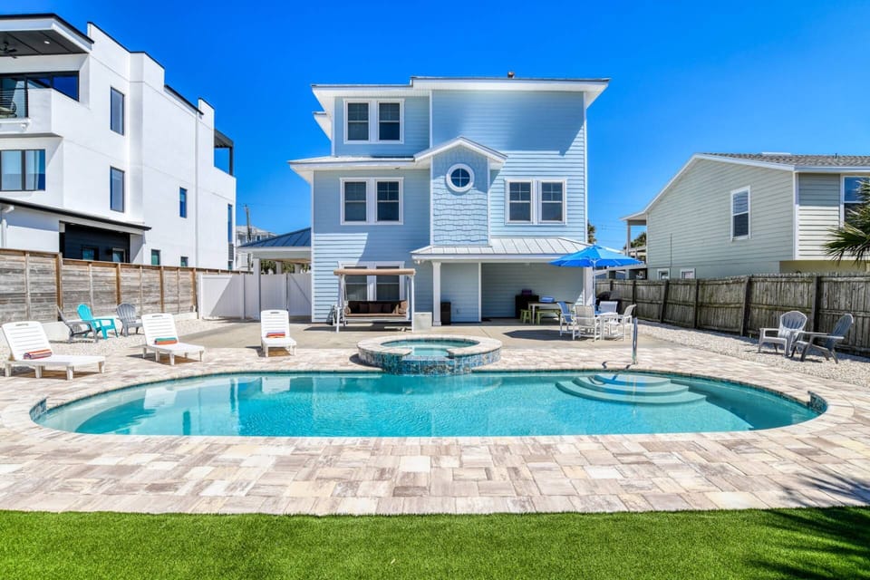 Lounge in the sun or go for a swim in the brand new heated salt water pool.