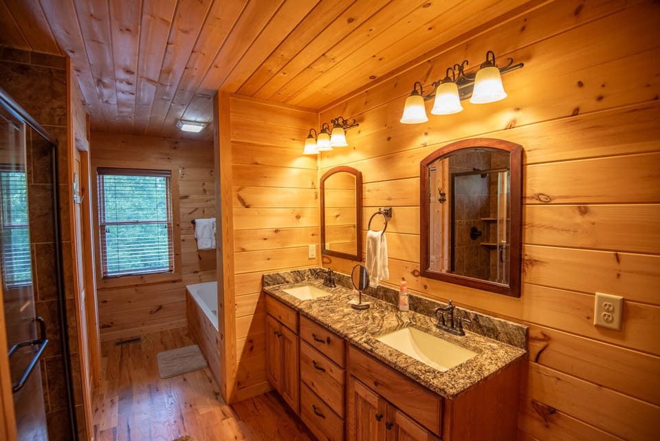 Master bathroom...