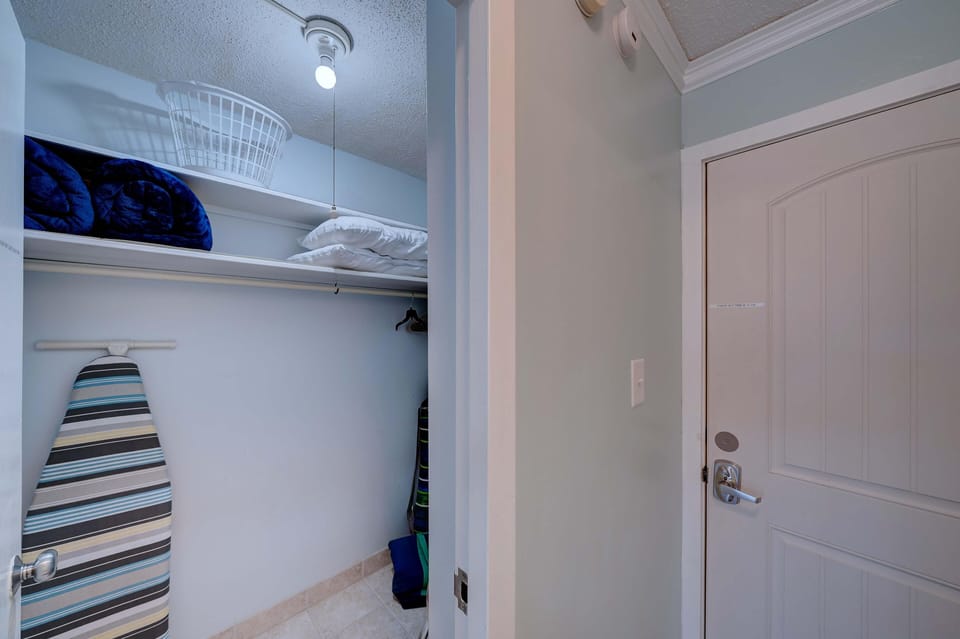Large closet.