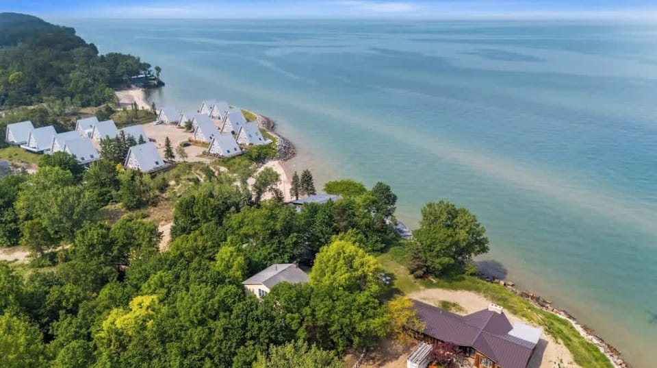 Lakefront living at its most scenic and serene.