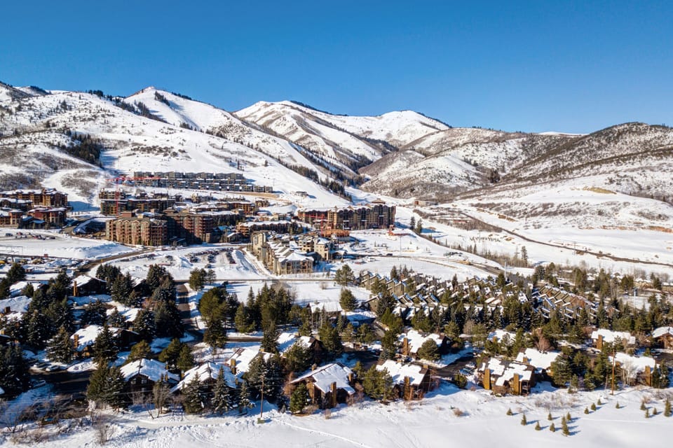 Birds Eye View of Red Pine Community and CanyonsVillage