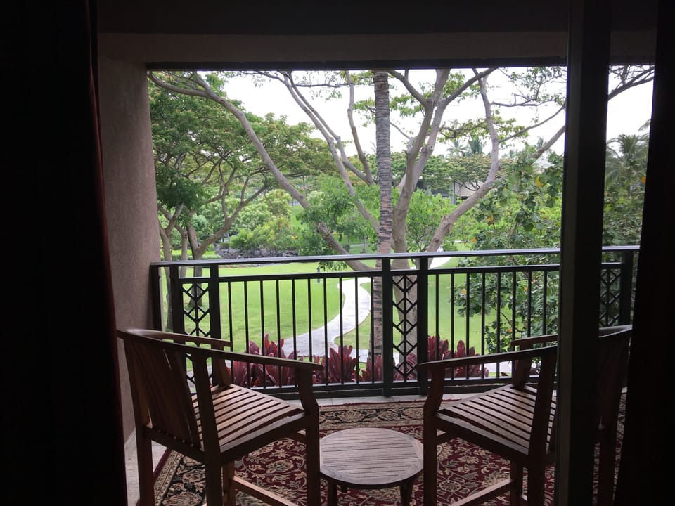 Master Bedroom up Stairs Lanai looking out
