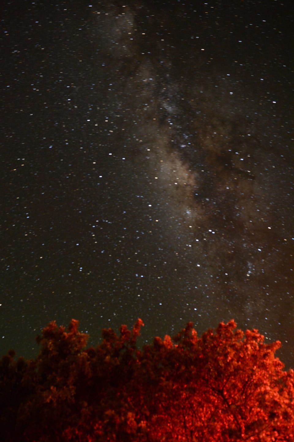 Milky Way up top Mauna Kea Visitors Center