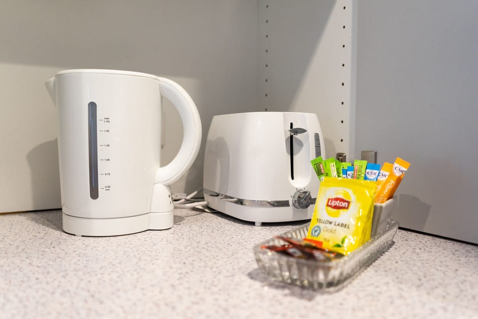 Tea supplied for guests