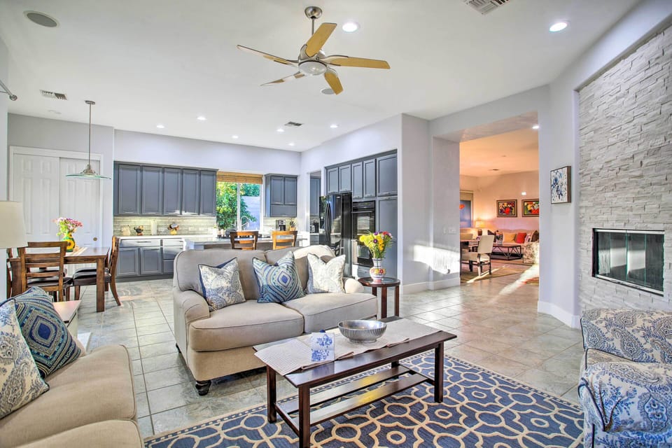 Living Room | Central Heating & A/C